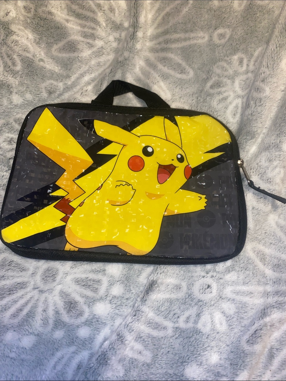Pokemon Pikachu Black and Yellow Gaming Carry Case